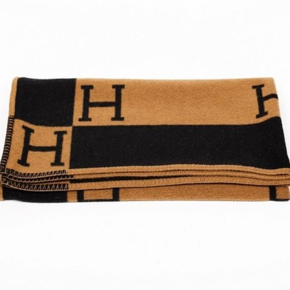 Vintage Hermes Avalon Throw Blanket
